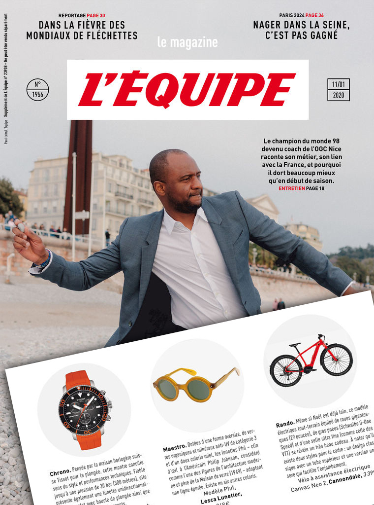 L Equipe Mag Jan 2 0 Lesca Lunetier Createurs De Lunettes