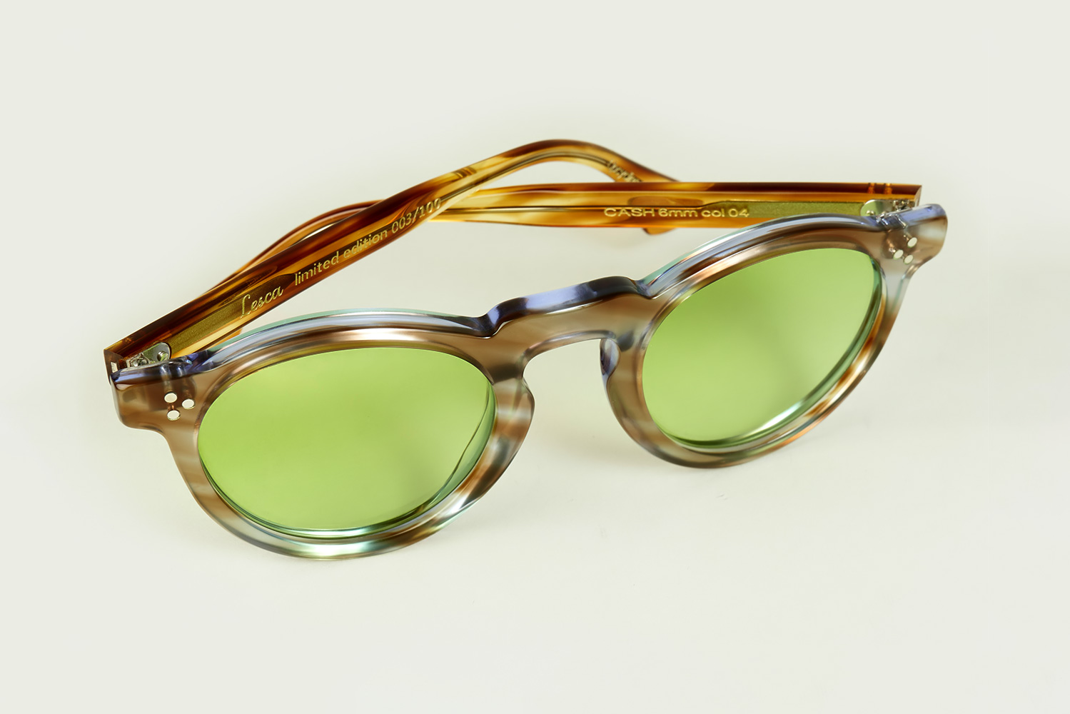 Cash | Marbled Tortoiseshell - Lesca Lunetier - Createurs de Lunettes