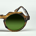 Dark green mineral lenses (BUZZ-11)