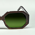 Dark green mineral lenses (LADY-59)