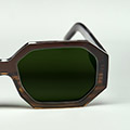 Dark green Organic lenses (LADY-59)