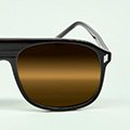 l.Dark Brown Mineral Polarised Lenses (CLUB-BK)