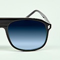 c.Dark Blue Shaded Organic Lenses (CLUB-BK)