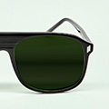 b.Dark Green Organic Lenses (CLUB-BK)