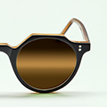 l.Dark Brown Mineral Polarised Lenses (HERI-LTD5)