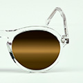 l.Dark Brown Mineral Polarised Lenses (CAGE-CR)