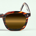 l.Dark Brown Mineral Polarised Lenses (CUBA-193)