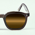 l.Dark Brown Mineral Polarised Lenses (CUBA-LTD26)