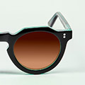 j.Light Pink Shaded Mineral Lenses (PICA-BLKGREEN)
