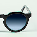 c.Dark Blue Shaded Organic Lenses (PICA-BLKGREEN)